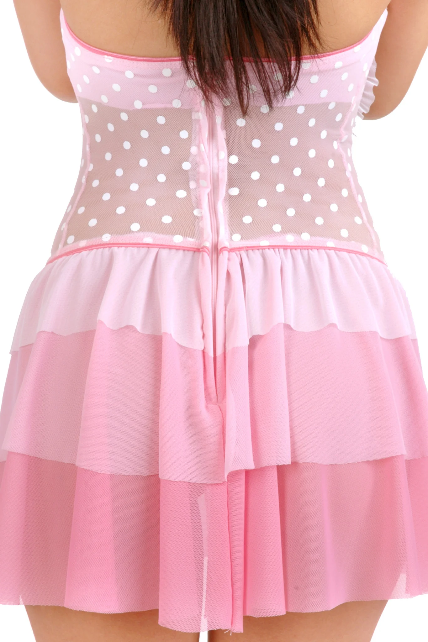 Créme Chantilly Underwire Tuxedo Chemise - Image 5