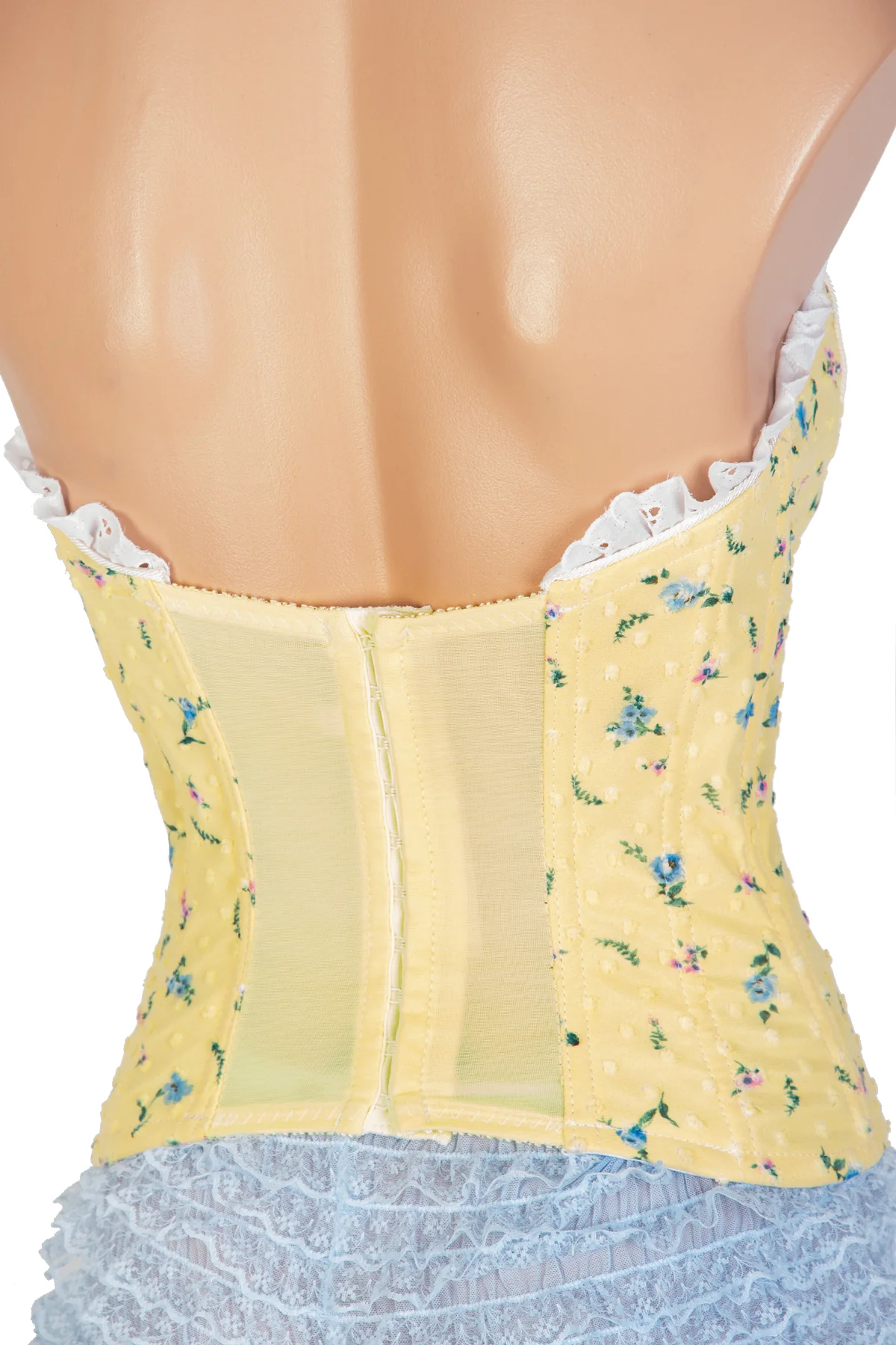 Deluxe Lace-Up Ruffle Corset - Image 9
