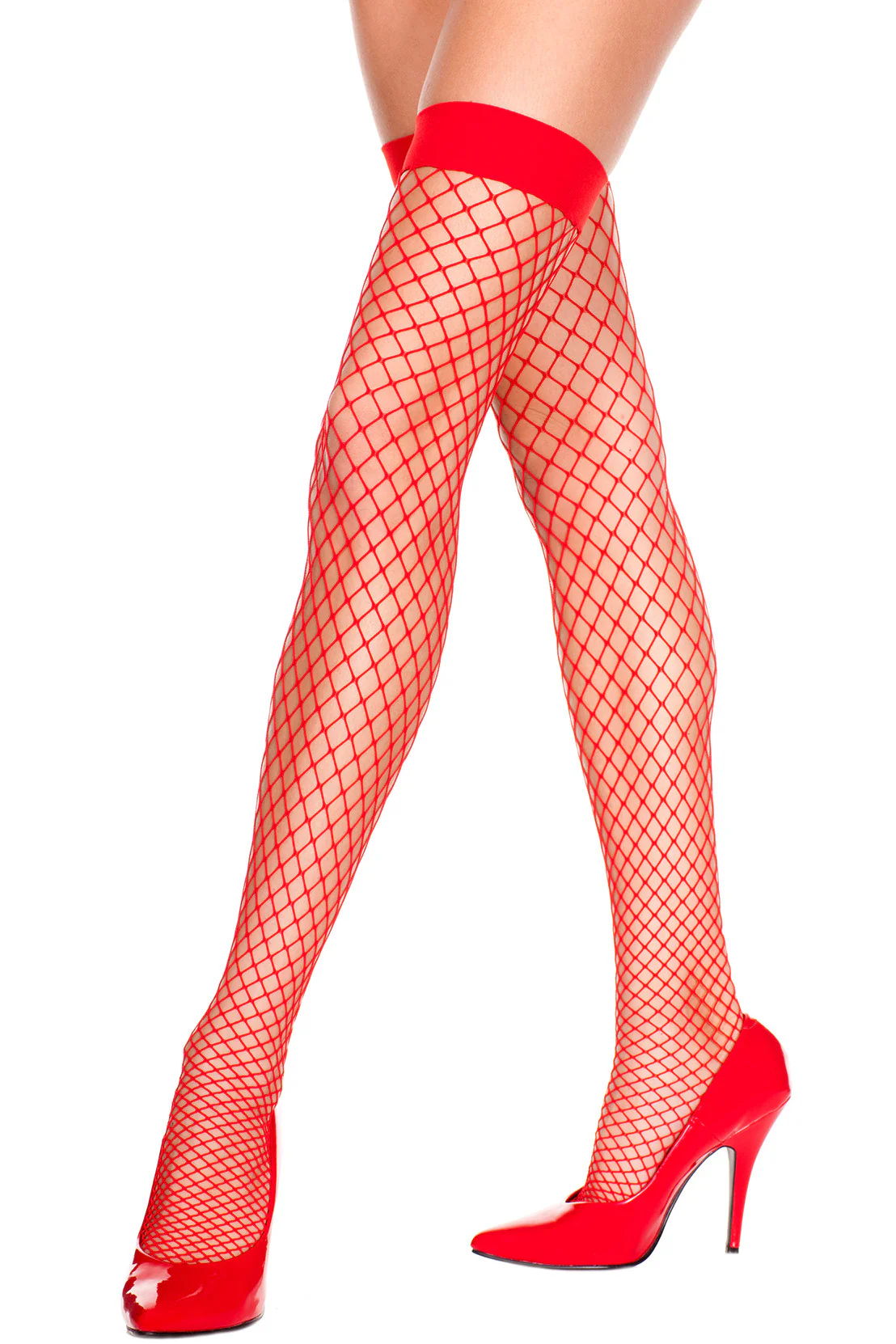 Diamond Net Thigh Highs - Image 5