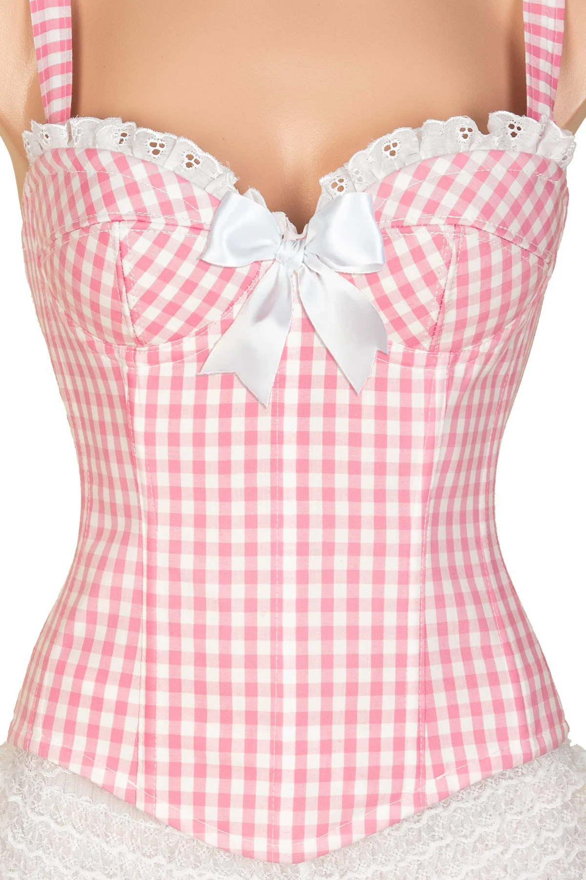 Edy Corset with Straps & Ruffle - Image 18