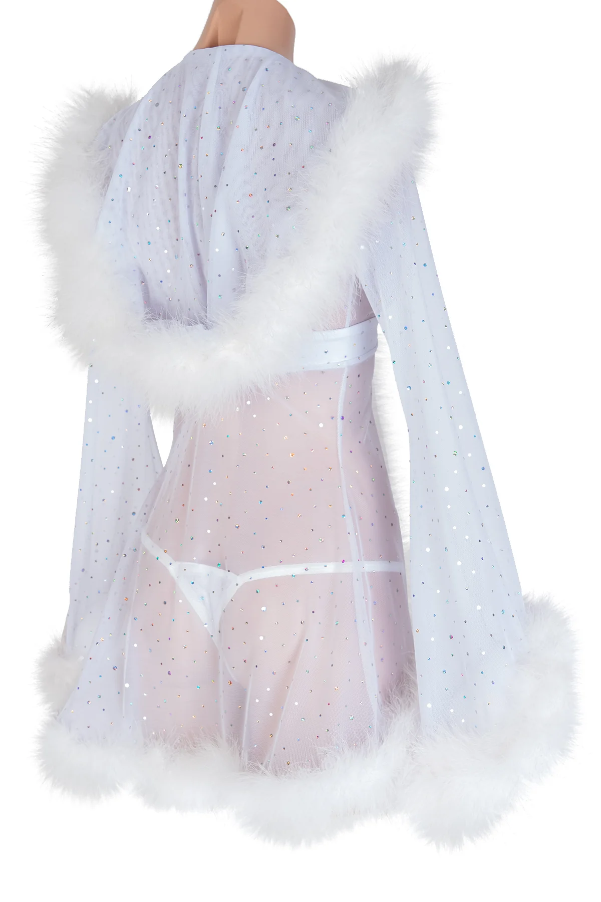 Sex Kitten Short Hoodie Robe - Image 5