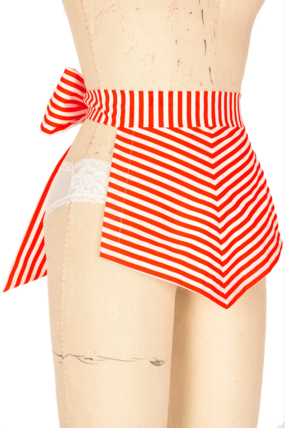 Angel of Mercy Striped Apron - Image 3